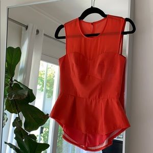 BCBG Max Azria Peplum Top